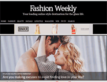 Tablet Screenshot of fashionweekly.com.au